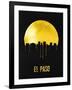 El Paso Skyline Yellow-null-Framed Art Print