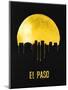 El Paso Skyline Yellow-null-Mounted Art Print