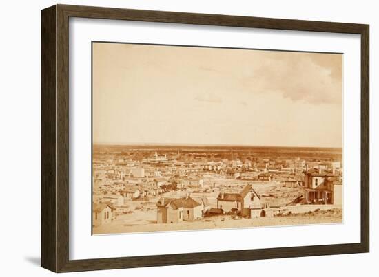 El Paso, Texas Panoramic-F. Parker-Framed Art Print