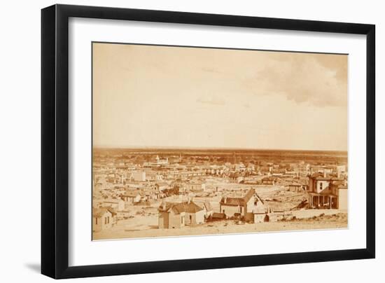 El Paso, Texas Panoramic-F. Parker-Framed Art Print