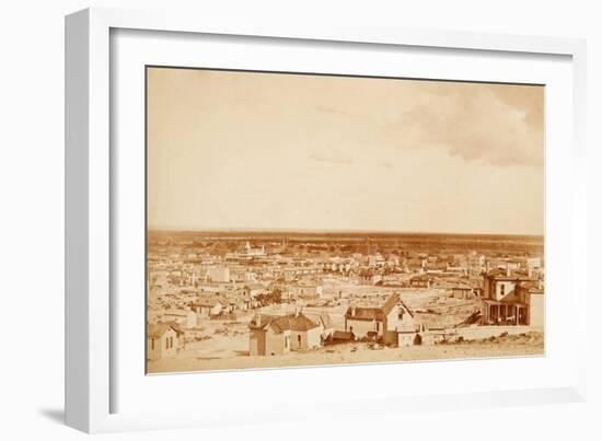 El Paso, Texas Panoramic-F. Parker-Framed Art Print