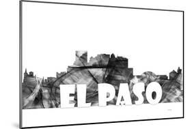 El Paso Texas Skyline BG 2-Marlene Watson-Mounted Giclee Print