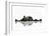 El Paso Texas Skyline BW 1-Marlene Watson-Framed Giclee Print