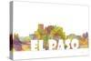 El Paso Texas Skyline Mclr 2-Marlene Watson-Stretched Canvas