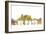 El Paso Texas Skyline Mclr 2-Marlene Watson-Framed Giclee Print