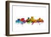 El Paso Texas Skyline-Michael Tompsett-Framed Premium Giclee Print