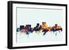 El Paso Texas Skyline-Michael Tompsett-Framed Art Print