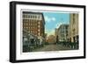 El Paso, Texas - Western View Down Texas Street, c.1936-Lantern Press-Framed Art Print