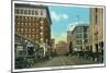 El Paso, Texas - Western View Down Texas Street, c.1936-Lantern Press-Mounted Art Print