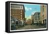 El Paso, Texas - Western View Down Texas Street, c.1936-Lantern Press-Framed Stretched Canvas