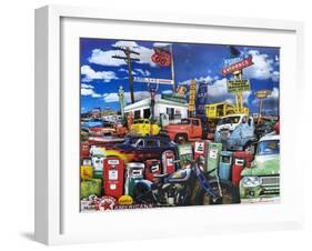 El Paso Truck Salvage-John Roy-Framed Giclee Print