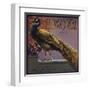 El Pavo Real Brand - Anaheim, California - Citrus Crate Label-Lantern Press-Framed Art Print