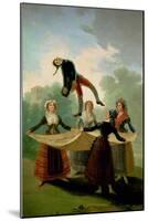 El Pelele (The Puppet) 1791-2-Francisco de Goya-Mounted Giclee Print