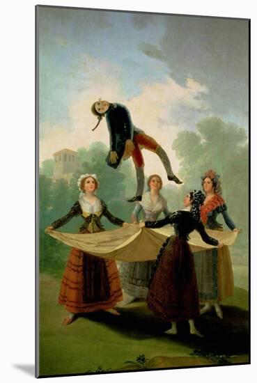 El Pelele (The Puppet) 1791-2-Francisco de Goya-Mounted Giclee Print