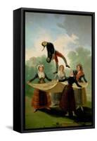 El Pelele (The Puppet) 1791-2-Francisco de Goya-Framed Stretched Canvas