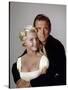 El Perdido (The Last Sunset) by Robert Aldrich with Carol Lynley and Kirk Douglas, 1961 (photo)-null-Stretched Canvas