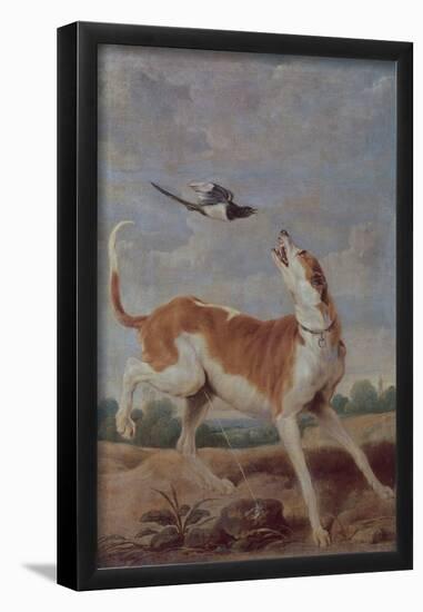 El perro y la picaza', 17th century, Oil on canvas, 115 cm x 83 cm-PAUL DE VOS-Framed Poster