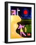 El pescador y su mujer, 1997, (oil on linen)-Cristina Rodriguez-Framed Giclee Print