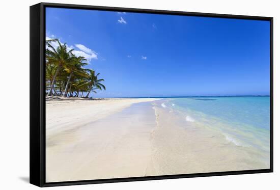 El Portillo Beach, Las Terrenas, Samana Peninsula, Dominican Republic, West Indies, Caribbean-Jane Sweeney-Framed Stretched Canvas