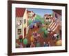 El pueblo-Elena Narkevich-Framed Art Print