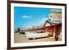 El Rancho Vintage Motel, Cadillac with Fins-null-Framed Art Print