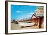 El Rancho Vintage Motel, Cadillac with Fins-null-Framed Art Print