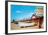 El Rancho Vintage Motel, Cadillac with Fins-null-Framed Art Print