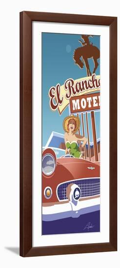 El Rancho-Larry Hunter-Framed Giclee Print