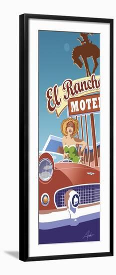 El Rancho-Larry Hunter-Framed Premium Giclee Print