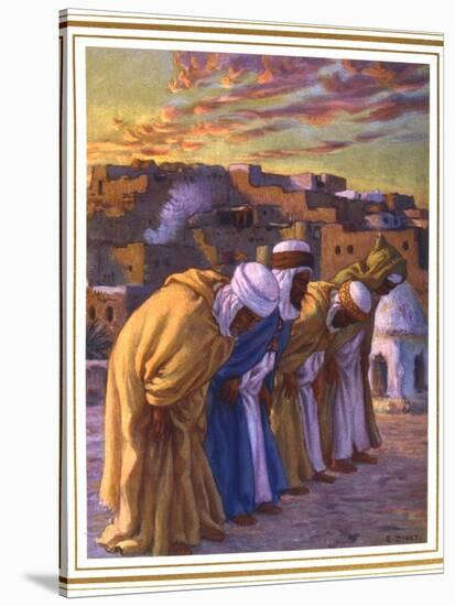 El Rekaa Ou L'Inclination (La Prier) (Prayer of Inclinatio), 1918-Etienne Dinet-Stretched Canvas