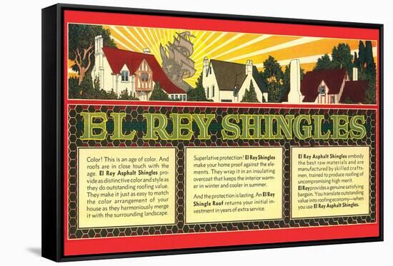 El Rey Shingles Ad-null-Framed Stretched Canvas