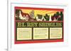 El Rey Shingles Ad-null-Framed Art Print