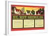 El Rey Shingles Ad-null-Framed Art Print