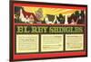 El Rey Shingles Ad-null-Framed Art Print