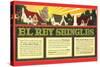 El Rey Shingles Ad-null-Stretched Canvas