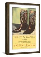 El Rey Tony Loma Cowboy Boots-null-Framed Art Print