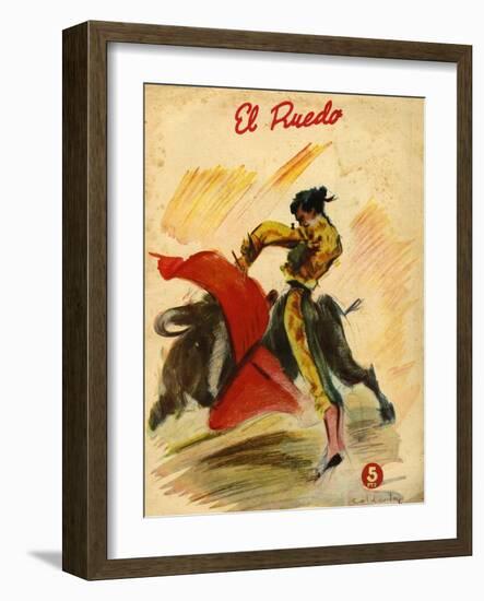 El Ruedo, Magazine Cover, Spain, 1954-null-Framed Giclee Print