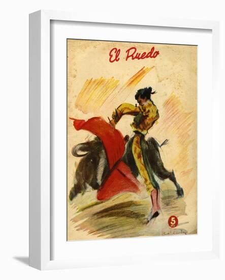 El Ruedo, Magazine Cover, Spain, 1954-null-Framed Giclee Print