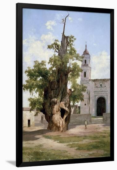 El Sabino de Popotla,  El Arbol de La Noche Triste, 1891-José María Velasco-Framed Giclee Print