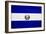 El Salvador Flag Design with Wood Patterning - Flags of the World Series-Philippe Hugonnard-Framed Art Print