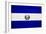 El Salvador Flag Design with Wood Patterning - Flags of the World Series-Philippe Hugonnard-Framed Art Print