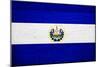 El Salvador Flag Design with Wood Patterning - Flags of the World Series-Philippe Hugonnard-Mounted Art Print
