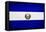 El Salvador Flag Design with Wood Patterning - Flags of the World Series-Philippe Hugonnard-Framed Stretched Canvas