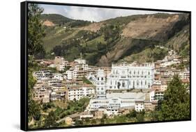 El Santuario de la Virgen del Cisne, in village of El Cisne, near Loja, Southern Highlands, Ecuador-Tony Waltham-Framed Stretched Canvas