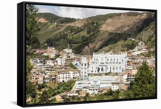 El Santuario de la Virgen del Cisne, in village of El Cisne, near Loja, Southern Highlands, Ecuador-Tony Waltham-Framed Stretched Canvas