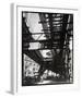 El' Second and Third Avenue Lines, Hanover Square and Pearl Street, Manhattan-Berenice Abbott-Framed Giclee Print