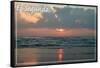 El Segundo, California - Dawn-Lantern Press-Framed Stretched Canvas