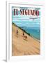 El Segundo, California - Dunes-Lantern Press-Framed Art Print