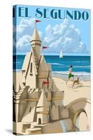 El Segundo, California - Sandcastle-Lantern Press-Stretched Canvas