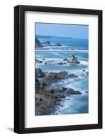El Silencio beach, Castaneras, Asturias, Spain-Juan Carlos Munoz-Framed Photographic Print
